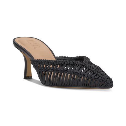Women's I.N.C. International Concepts Georete Woven Pumps Black Woven SZ 5