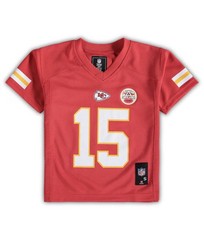 NFL Players Patrick Mahomes Kansas City Chiefs Preschool Jersey Kids 4 5/6 7