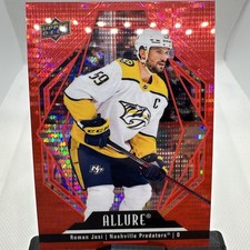 2022-23 Upper Deck Allure Red Rainbow Roman Josi Nashville Predators