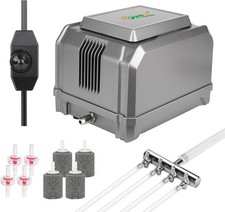Fish Tank Air Pump,1325L H 15W Silent Aquarium Air Pump,Powerful 4 Outlets Oxyge