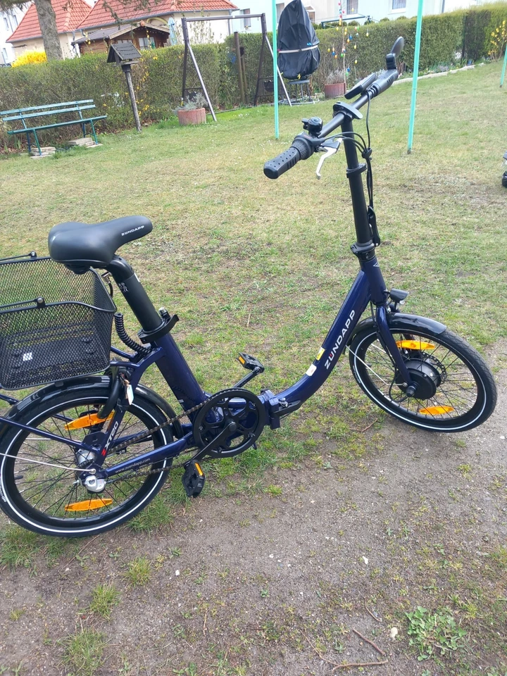 BLAUES FALTRAD - Bild 2 von 3