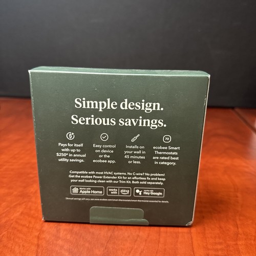 Ecobee Smart Thermostat Essential Learning Programmable Thermostat (6000) - Picture 2 of 2