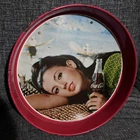 Vintage 1960s Mexican Coca-Cola Advertising Round Metal Serving Tray Mexico RARE