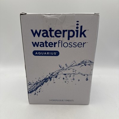 Waterpik Aquarius WP-663 Water Flosser W/Tips, Blue - New Open Box