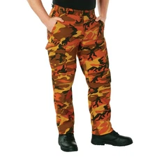 Savage Orange Camo  Pants BDU Tactical 3XL 8867-3XL