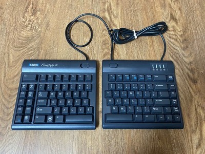 Kinesis Freestyle 2 Ergonomic Split Keyboard KB800 USB Wired Black TESTED