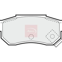 Apec Mg Mg Zr 2001-2005 BremsbeläGe Hinten (R90) PAD688