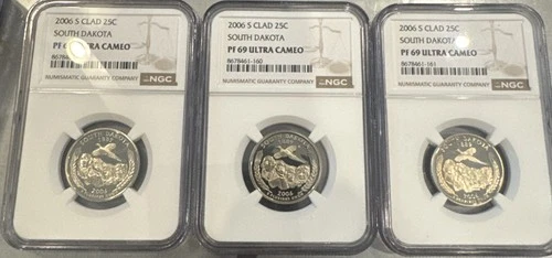 2006-S 50 State Quarters South Dakota Proof — photo from the most recent tracked eBay sale