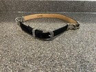 Vintage Brighton - Black Women's Belt With Silver Buckle - Size M — photo 3