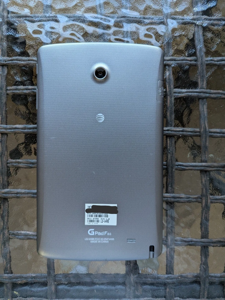 LG G PadF 8 Tablet Device / Reset To Factory Condition / AT&T Version / Working - Image 4 of 4