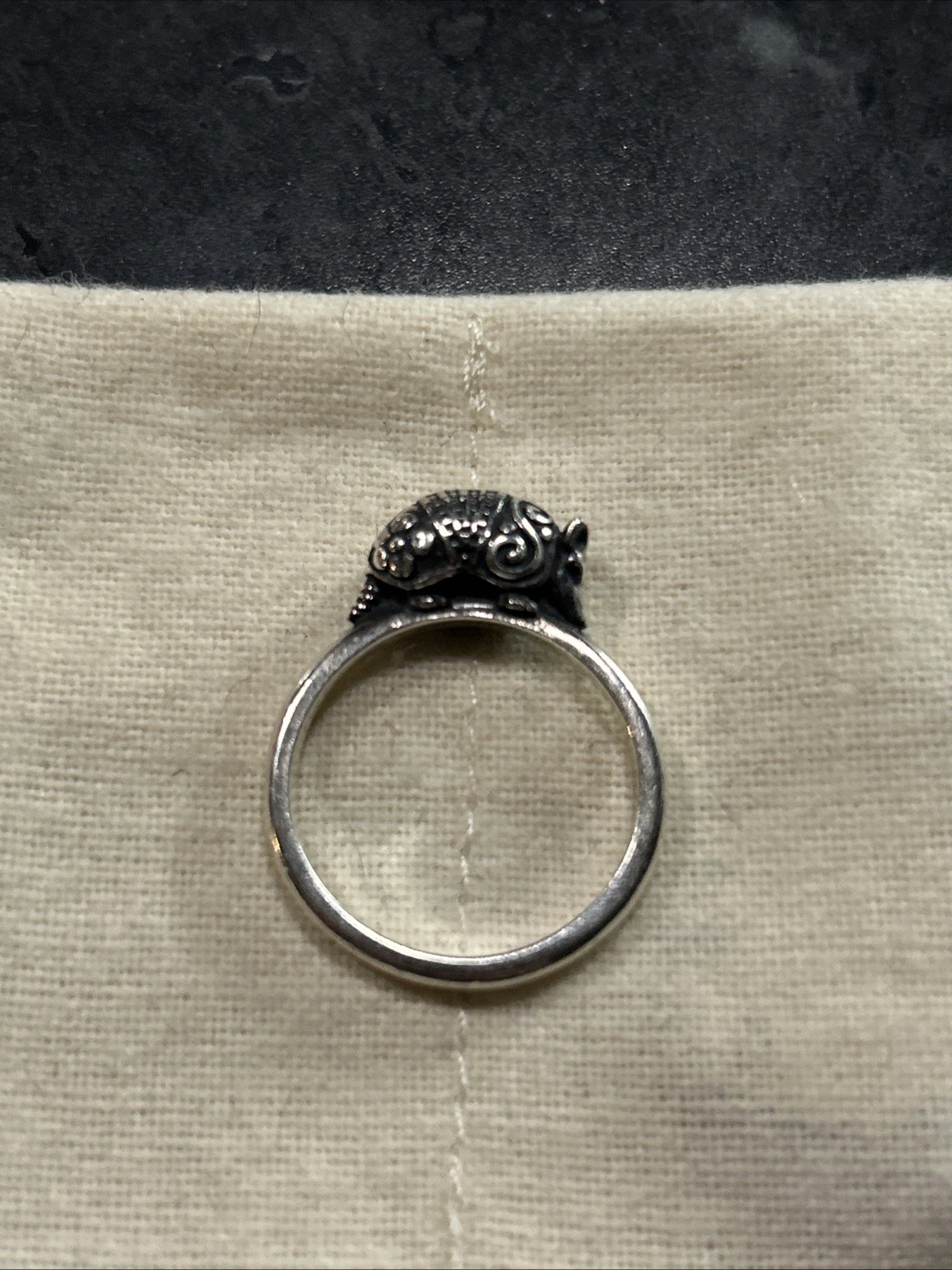 James Avery Armadillo Stackable Ring (RETIRED) St… - image 3