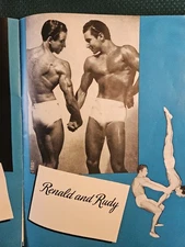 1949 Buster Crabbe Aqua Parade Latin Musclemen show program-----