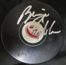 BRIAN ENGBLOM SIGNED MONTREAL CANADIENS HOCKEY PUCK w/ COA
