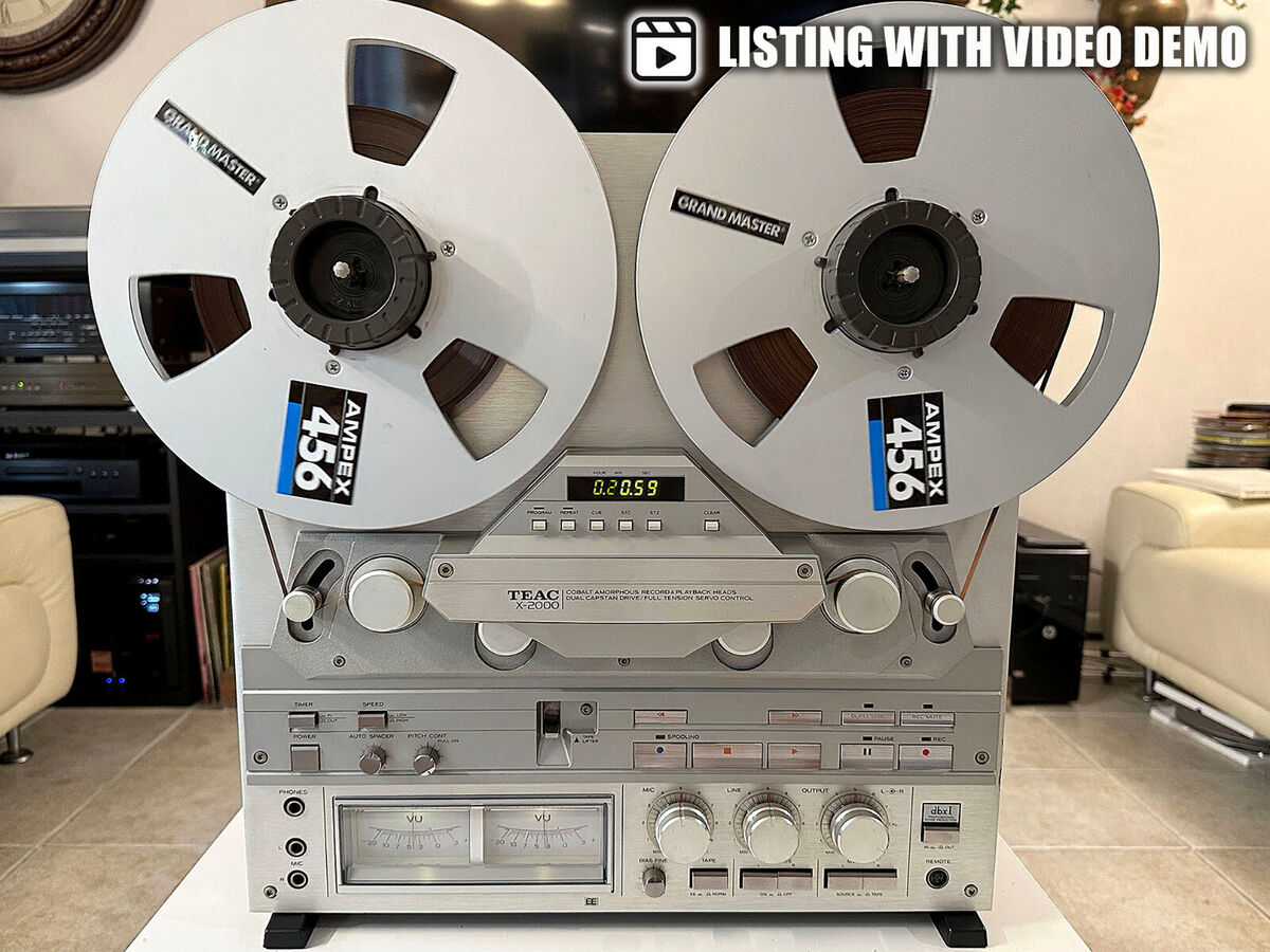 TEAC X-2000 Reel to Reel Stereo Tape Deck Dolby dbx Serviced TEAC X-2000 Reel to Reel Stereo Tape Deck Dolby dbx Serviced