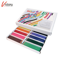 NEW Kaplan Colored Pencils Class Pack 250 Per Box  10 Colors / 25 Each  61323