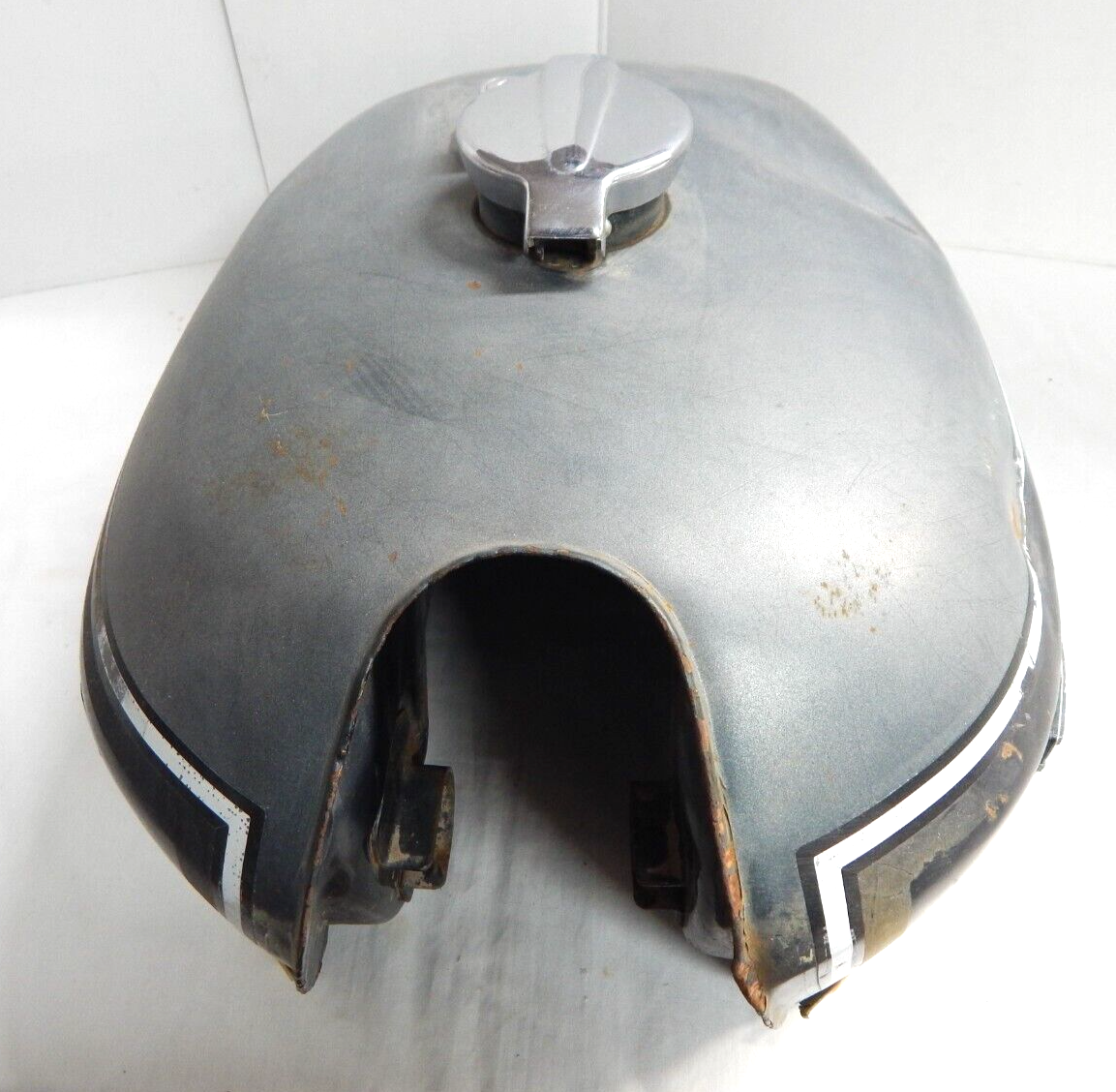 Vintage Original Honda Motorcycle Gasoline Fuel Tank Bike + Gas