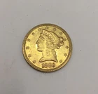 1880-S $5 Five Dollar Gold Liberty Head Half Eagle Coin