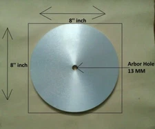 8 inch Aluminium Baking Disc Base Plate Master Flat Lap Disk Grinding Polinshing