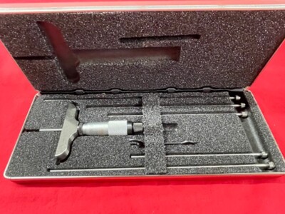Starrett 440MZ-150RL Micrometer Depth Gage Ratchet Thimble, 0-150mm   IN STOCK