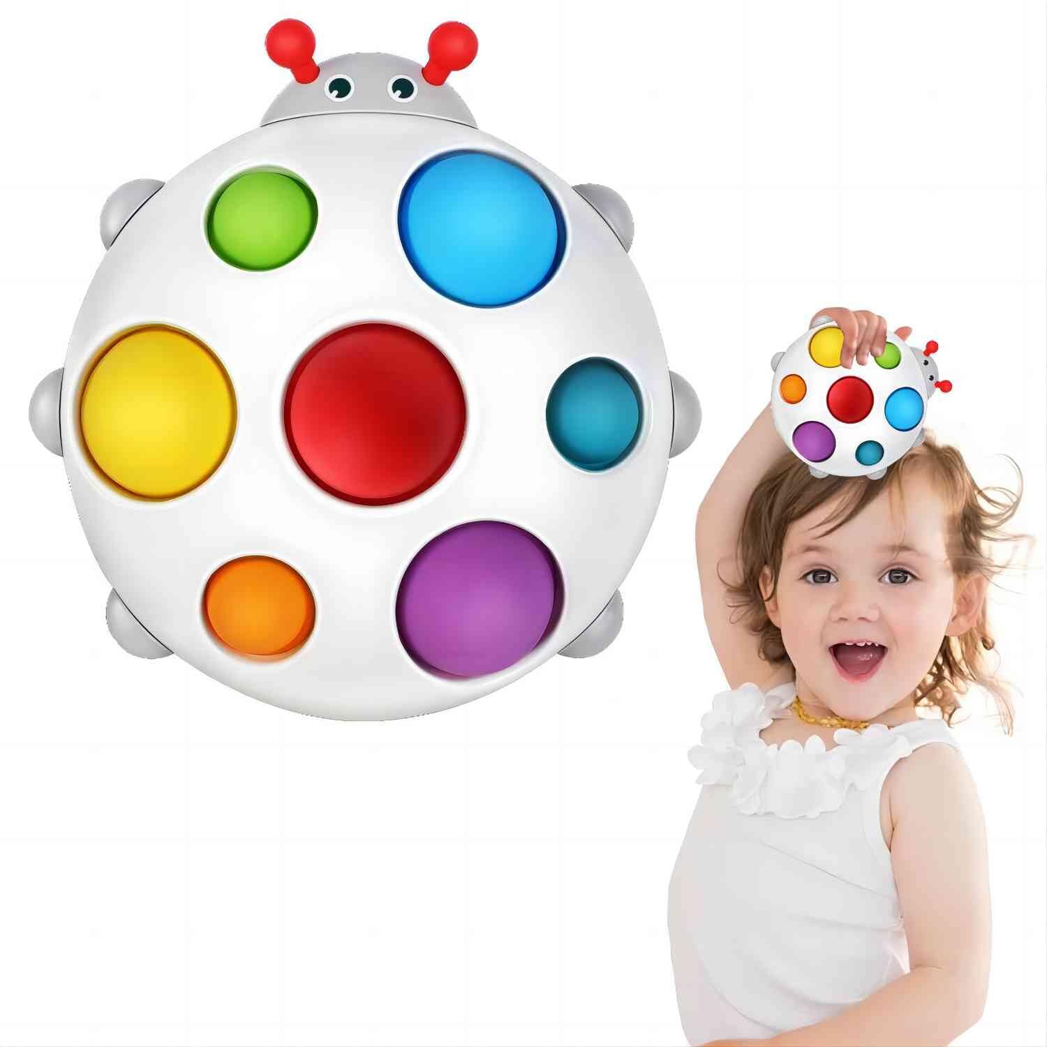 Silicone Flipping Busy Board Toy Sensory Fidget Gifts for 1-2 Year Old Boy Gi...