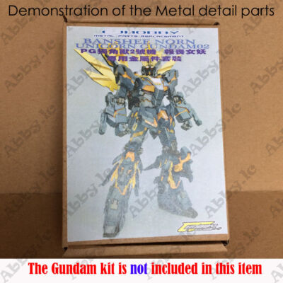 For PG 1/60 Banshee Norn Unicorn RX-0 02 Model CJ Metal Details Add-on Parts Set