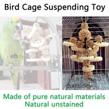 Bird Cage Suspending Toy Parrot Chewing Toy Pet Bird Toy Birdcage Hanging DIY B