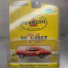 Greenlight 1:64 scale 1972 Chevrolet Chevelle #71 Doc Mayner’s Pennzoil race car