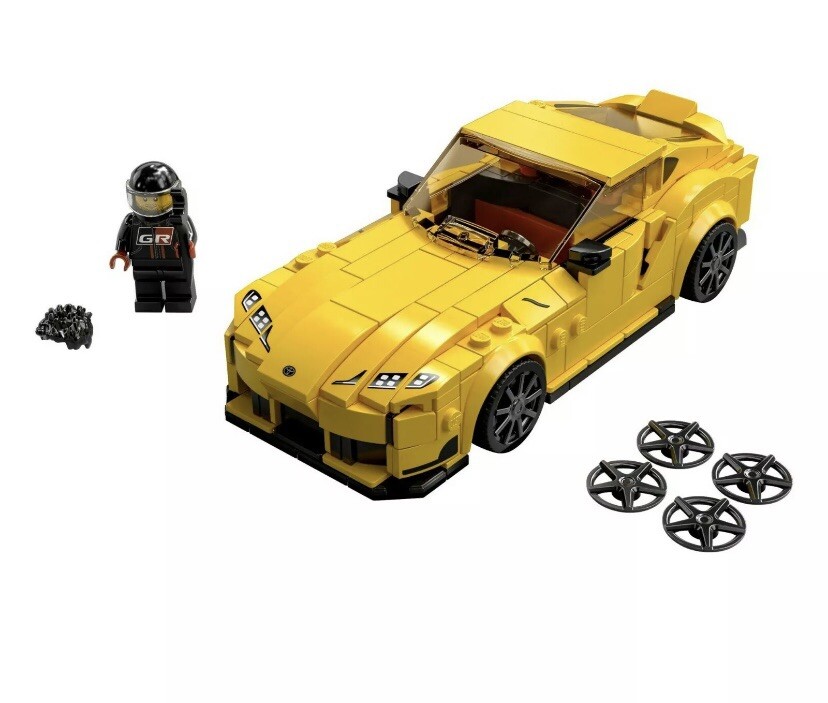 【 新品未開封 】G-Rap レア皿 3枚セット LEGO 76901 Speed Champions Toyota GR Supra 299 PCS Brand New