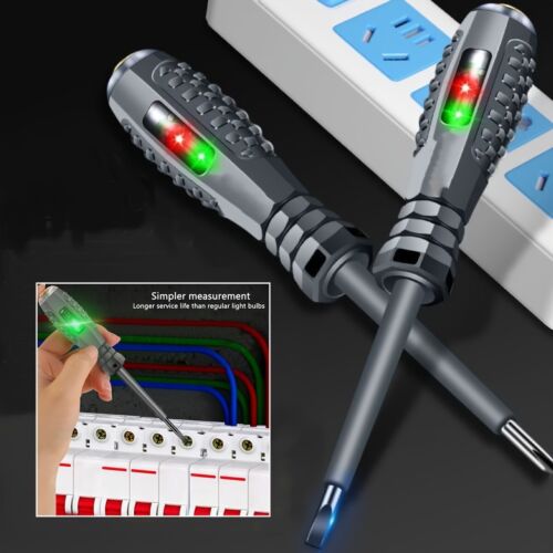 Electric Test Tester Pen Screwdriver Voltage Detector Circuit Tester Pen 12-220V - Picture 15 of 21