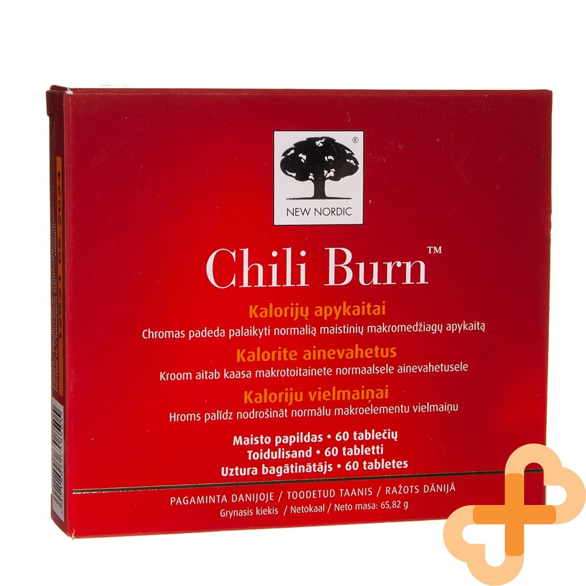 NEW NORDIC CHILI BURN Calorie Metabolism with Chromium Supplement 60 Tablets