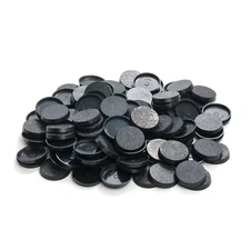 Pack of 120, 25 mm Plastic Round Bases Miniature Wargames Table gaming TEXTURED