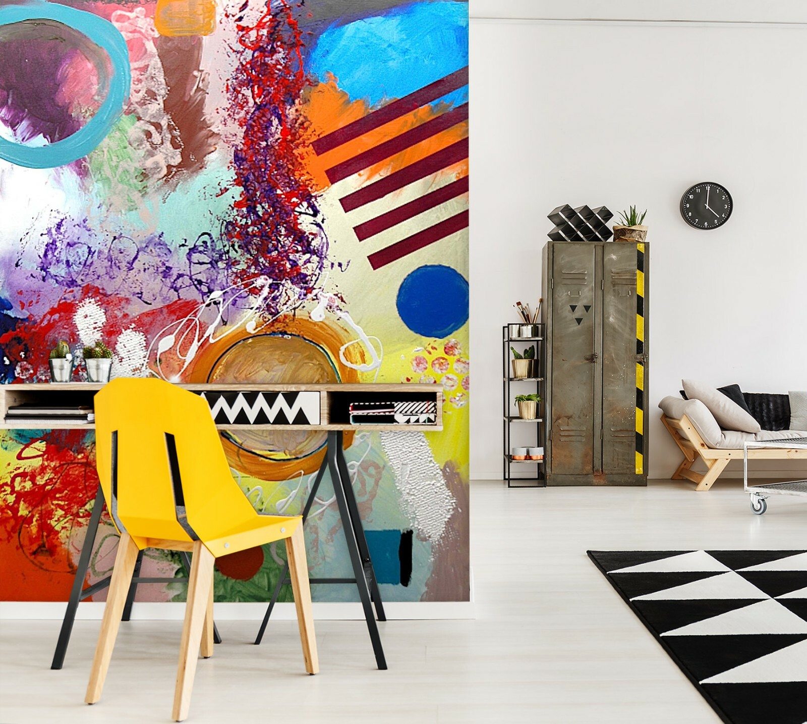 Runa art Papier Peint Intissé Tapisserie 3D - Abstrait 308x220 cm (6,8