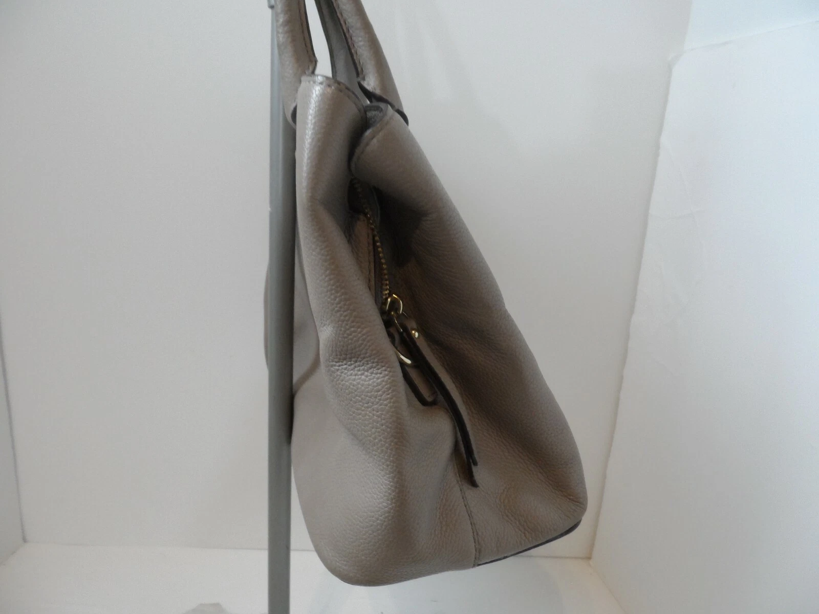 Borsa a tracolla Kate Spade beige marrone in pelle con ciottoli borsa a mano 11 5" x 9" x 5 25"