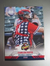2022 PEORIA CHIEFS CARLOS SOTO #38
