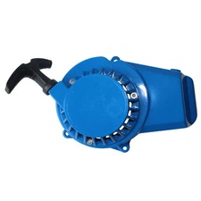 Blue Alloy Pull Start Recoil Starter For 43cc 47 49cc Pocket Bike Mini ATV Quad