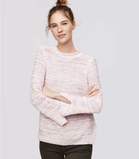Ann Taylor LOFT Space-dye Slit Cuff Sweater Women  s Size S, Multicolor