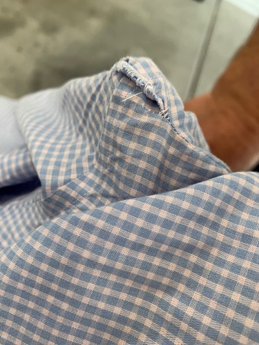ZACHARY PRELL 100% COTTON Regular Fit Button-Front Shirt, XL - Blue Check - NWD - Picture 9 of 10