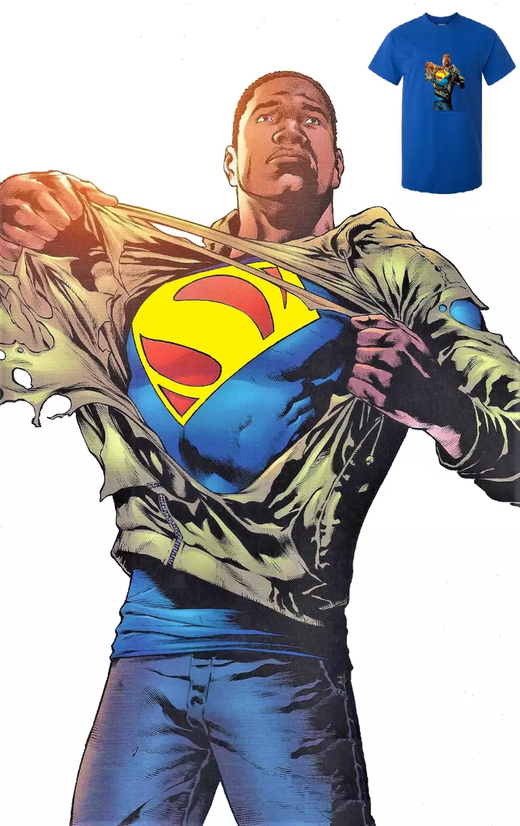 Black superhero shirt hotsell