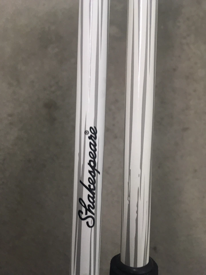 2 Shakespeare Tiger Spinning Rods 7’ Fresh/Saltwater Catfish/Trolling Med BLACK - Image 3 of 4