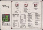 Vintage placemat THE WARRINGTON RESTAURANT breakfast menu prices Pennsylvania — photo 2