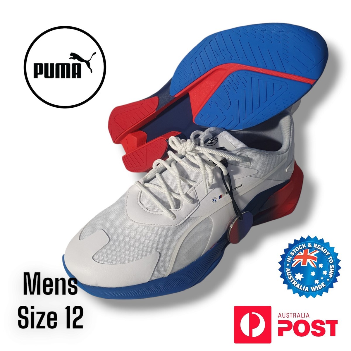 Mens Puma Sneakers BMW MMS LGND Renegade RT Size US 12 (30cm) UK11