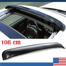 42.5" SMOKE SUNROOF/MOON/SUN ROOF WINDOW VISOR SHADE VENT WIND/RAIN DEFLECTOR