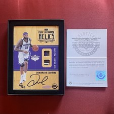 Upper Deck Supreme Hardcourt DeMarcus Cousins Prime Dual Patch Auto Floor /49