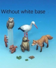 1:35 Die-cast Resin Small Animal Scene Layout Model Assembly Kit Unpainted