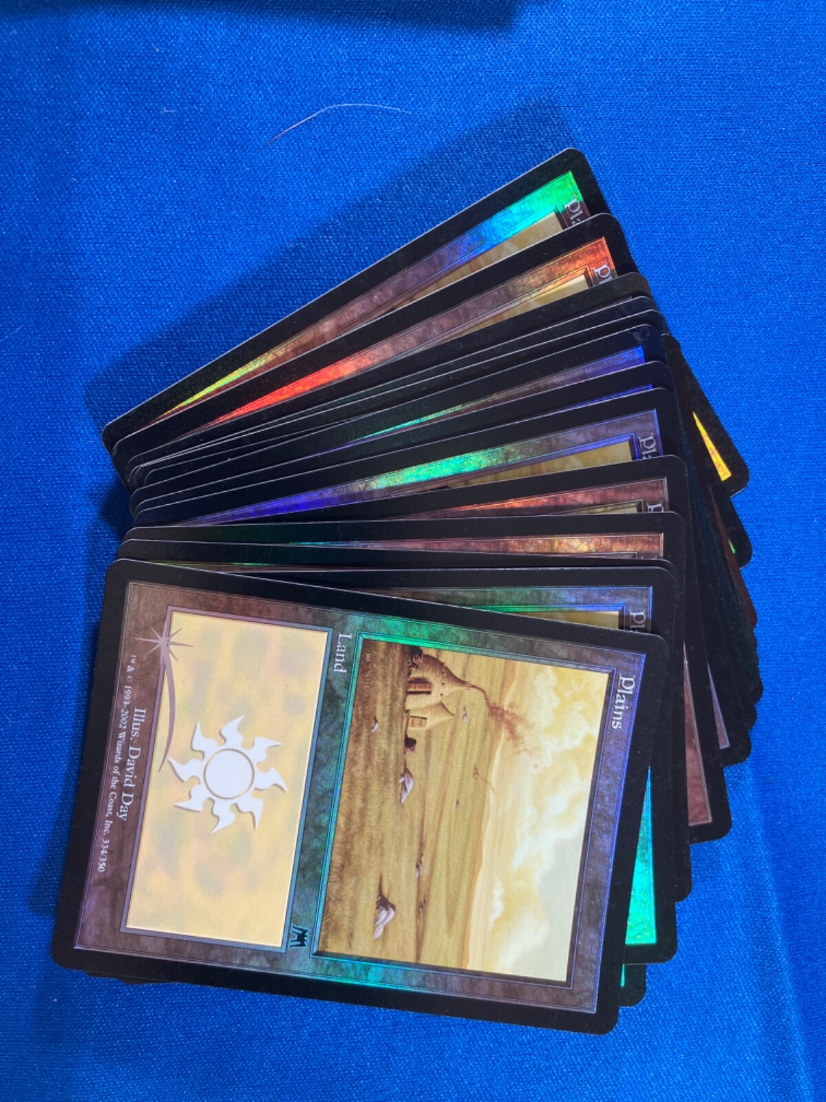 1x FOIL ONSLAUGHT PLAINS x1 331 332 333 334 Basic Land MtG Magic fast shipping