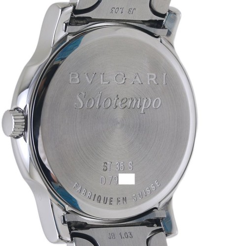 Reloj Hombre BVLGARI Solotempo ST35BSSD Acero Inoxidable /130139 - Imagen 6 de 10