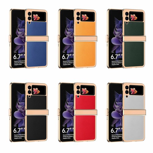 Shockproof Plating Hybrid Folding Back Case Cover For Samsung Galaxy Z Flip 3 5G - Picture 2 of 29