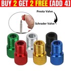 Bicycle Presta to Schrader Valve Pump Adaptor Converter Bike Tyre Connector AU