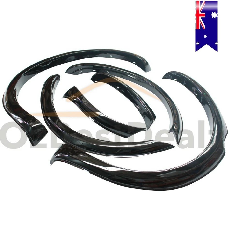 FENDER FLARES THIN GLOSS BLACK TRIM FITS FORD RANGER PX2 MK2 2015 2016 2017 2018 - image 2 of 4