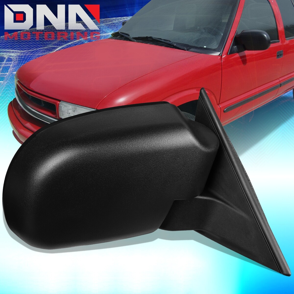 Power Heated Right Side View Mirror For 1998 S10 Pickup, Blazer, Sonoma – Replaces 15151120 - View #2